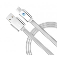USB дата-кабель серый 1.2м microUSB Hoco UPL12 Plus